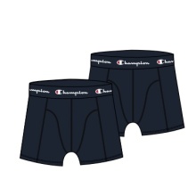 Champion Boxershort (Baumwolle) Unterwäsche 2022 dunkelblau Herren - 2er Pack