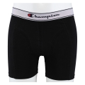 Champion Boxershort (Baumwolle) Unterwäsche mit weissem Bund 2022 schwarz Herren - 2er Pack