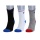 Champion Tennissocken (Baumwolle) Crew 2024 schwarz/weiss/grau Herren - 3 Paar