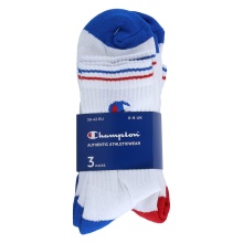 Champion Tennissocken (Baumwolle) Crew 2024 weiss Herren - 3 Paar