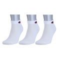 Champion Tennissocken (Baumwolle) Quarter C Logo-Print 2024 weiss Herren - 3 Paar