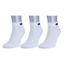 Champion Tennissocken (Baumwolle) Quarter C Logo-Print 2024 weiss Herren - 3 Paar