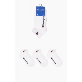 Champion Tennissocken (Baumwolle) Quarter C Logo-Print 2022 weiss Herren - 3 Paar