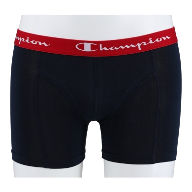 Champion Boxershort (Baumwolle) Unterwäsche 2022 navyblau/rot Kinder - 2er Pack