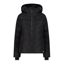 CMP Multifunktions-Winterjacke Fix Hood (wattiert) mit Schneegamasche schwarz Damen