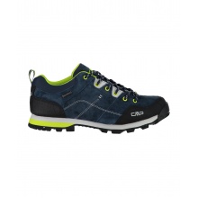 CMP Wanderschuhe Alcor Low WP (Trekking/Travel/wasserdicht) blau/lime Herren