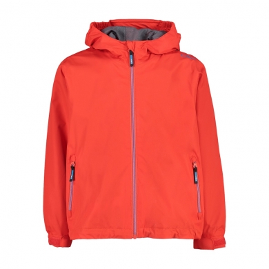 CMP Regenjacke aus Ripstop mit Kapuze (wasserdicht) rot Kinder