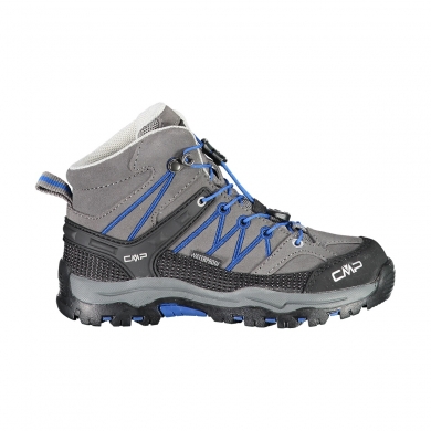 CMP Wanderschuh Rigel Mid WP (waterproof/wasserdicht) grau/royalblau Kinder