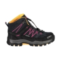 CMP Wanderschuh Rigel Mid WP (waterproof/wasserdicht) anthrazitgrau/rosa Kinder