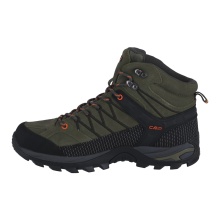 CMP Wanderschuhe Rigel Mid Trekking WP (Trekking, wasserdicht) olivegrün/orange Herren