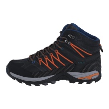 CMP Wanderschuhe Rigel Mid Trekking WP (Trekking, wasserdicht) dunkelgrau/orange Herren