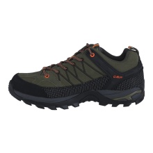 CMP Wanderschuhe Rigel Low Trekking WP (Trekking, wasserdicht) olivegrün/orange Herren