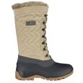 CMP Winterstiefel Nietos Urban Style (Kunstpelzfutter, wasserdichter Überschuh) sandbraun Damen