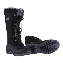 CMP Winterstiefel Nietos Urban Style (Kunstpelzfutter, wasserdichter Überschuh) schwarz Damen