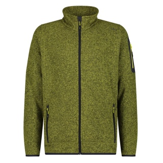 CMP Fleecejacke Knit-Tech mit Stehkragen olivegrün Herren