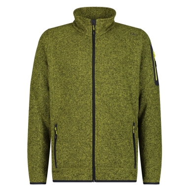 CMP Fleecejacke Knit-Tech mit Stehkragen olivegrün Herren