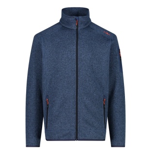 CMP Fleecejacke Knit-Tech mit Stehkragen stahlblau Herren