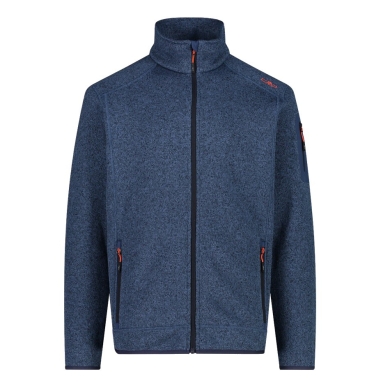 CMP Fleecejacke Knit-Tech mit Stehkragen stahlblau Herren