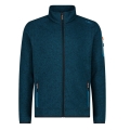 CMP Fleecejacke Knit-Tech mit Stehkragen deepblau Herren