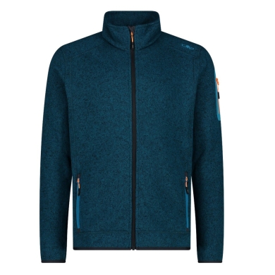 CMP Fleecejacke Knit-Tech mit Stehkragen deepblau Herren