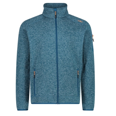 CMP Fleecejacke Knit-Tech mit Stehkragen blau Herren