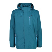 CMP Regenjacke (winddicht, wasserdicht) mit Kapuze blau Herren