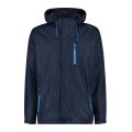 CMP Regenjacke (winddicht, wasserdicht) mit Kapuze schwarz/blau Herren