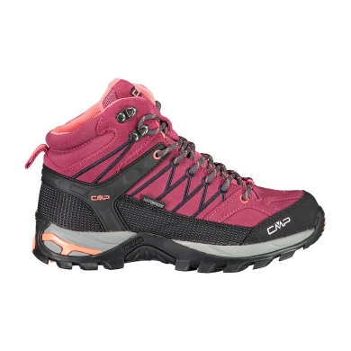 CMP Wanderschuhe Rigel Mid WP (Trekking, wasserdicht) magenta/anthrazitgrau Damen