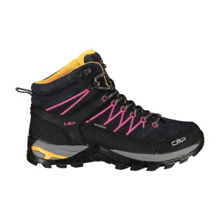 CMP Wanderschuhe Rigel Mid WP (Trekking, wasserdicht) anthrazitgrau/pink Damen