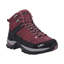 CMP Wanderschuhe Rigel Mid WP (Trekking, wasserdicht) dunkelrot Damen