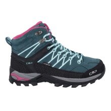 CMP Wanderschuhe Rigel Mid WP (Trekking, wasserdicht) lakeblau/hellblau Damen