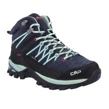 CMP Wanderschuhe Rigel Mid WP (Trekking, wasserdicht) dunkelblau/hellblau Damen