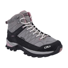 CMP Wanderschuhe Rigel Mid WP (Trekking, wasserdicht) dunkelgrau/rosa Damen