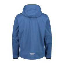 CMP Softshelljacke (winddicht, wasserabweisend) mit Kapuze dustyblau Herren