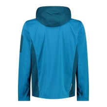 CMP Softshelljacke Light mit Kapuze (winddicht, wasserfest) reefblau Herren