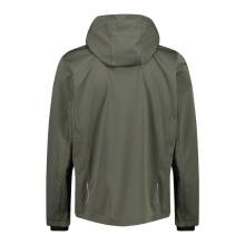 CMP Softshelljacke Light mit Kapuze (winddicht, wasserfest) olivegrün Herren