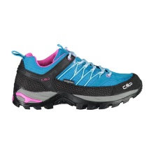 CMP Wanderschuhe Rigel Low WP (Trekking, wasserdicht) aquablau/pink Damen