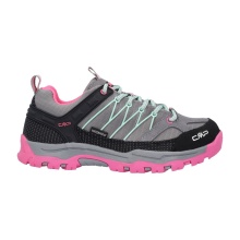 CMP Wanderschuhe Rigel Low WP (Trekking, wasserdicht) grau/pink Mädchen