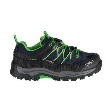 CMP Wanderschuhe Rigel Low WP (Trekking, wasserdicht) dunkelblau/grün Kinder