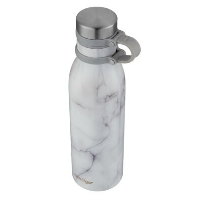 Contigo Thermotrinkflasche Couture Matterhorn Edelstahl 590ml (hält stundenlang kalt/heiss) weiss