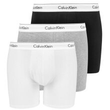 Calvin Klein Unterwäsche Boxershorts Brief Modern Cotton (Baumwolle) mehrfarbig schwarz/weiss/grau Herren - 3 Stück