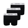 Calvin Klein Unterwäsche Boxershorts Low Rise Trunk (Baumwolle) schwarz/weiss Herren - 3 Stück