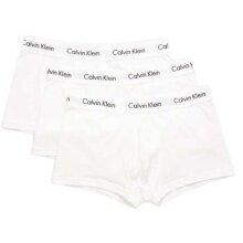 Calvin Klein Unterwäsche Boxershorts Low Rise Trunk (Baumwolle) weiss Herren - 3 Stück