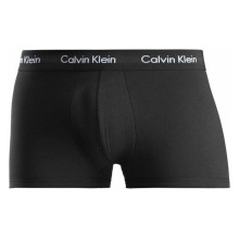 Calvin Klein Unterwäsche Boxershorts Low Rise Trunk (Baumwolle) schwarz/schwarz Herren - 3 Stück