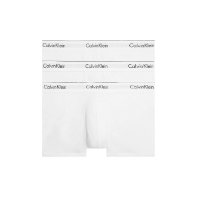 Calvin Klein Unterwäsche Boxershorts Trunk Modern Cotton (Baumwolle) weiss Herren - 3 Stück