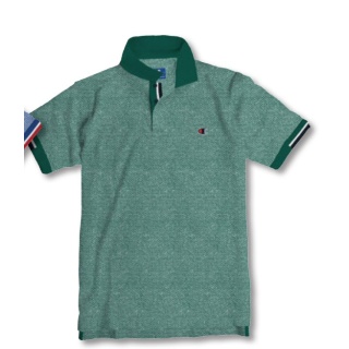 Champion Freizeit-Polo Oxford Piquet grün Herren