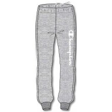 Champion Jogginghose Authentic Rib Cuff Pants aus Baumwolle lang hellgrau Herren