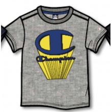 Champion Freizeit Tshirt (Baumwolle) Champion Super Graphic Print grau Kinder