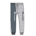 Champion Freizeit Jogginghose Big Logo Print (gefüttert) grau meliert Jungen