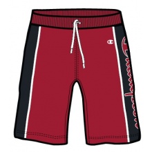 Champion Freizeithose Bermuda Basket Game (Baumwolle) kurz rot/blau Jungen